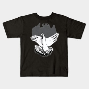 hand wutang white Kids T-Shirt